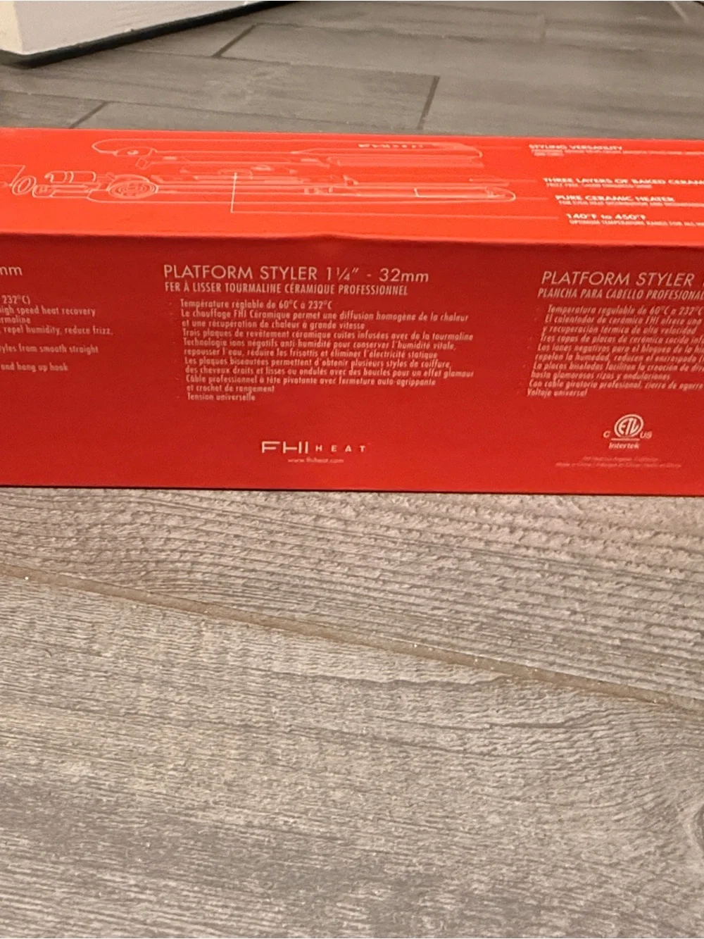 FHI Heat Platform Signature 1.25” Ceramic Pro Styler Flat Iron NEW SEALED